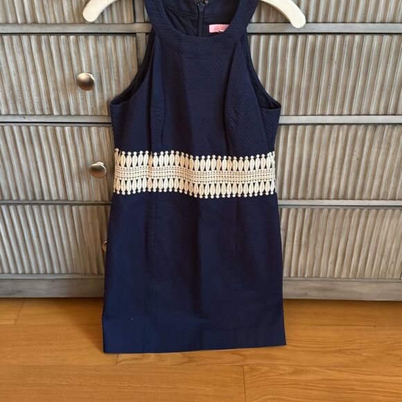 Lilly Pulitzer Ashlyn Shift Dress Navy size 6 - Picture 5 of 16